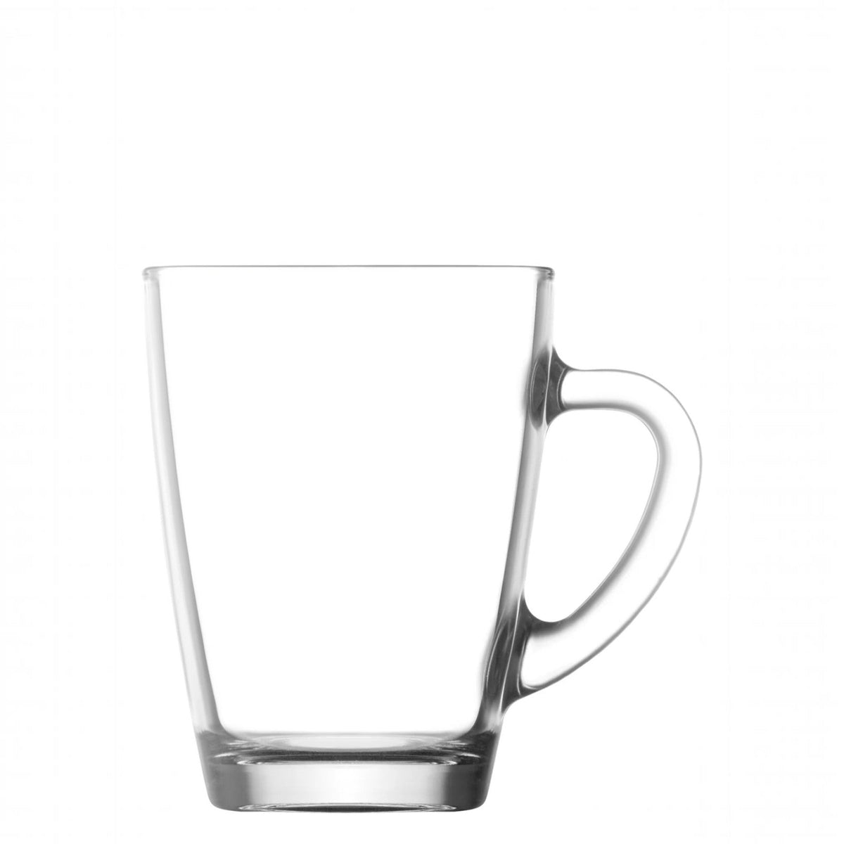 Clear Glass Tea Mugs 11.75 oz - LAV VEGAN – Set of 6