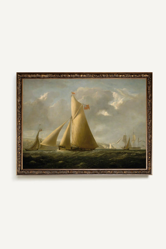 L'APPEL DU LARGE, CADRE VINTAGE BRONZE