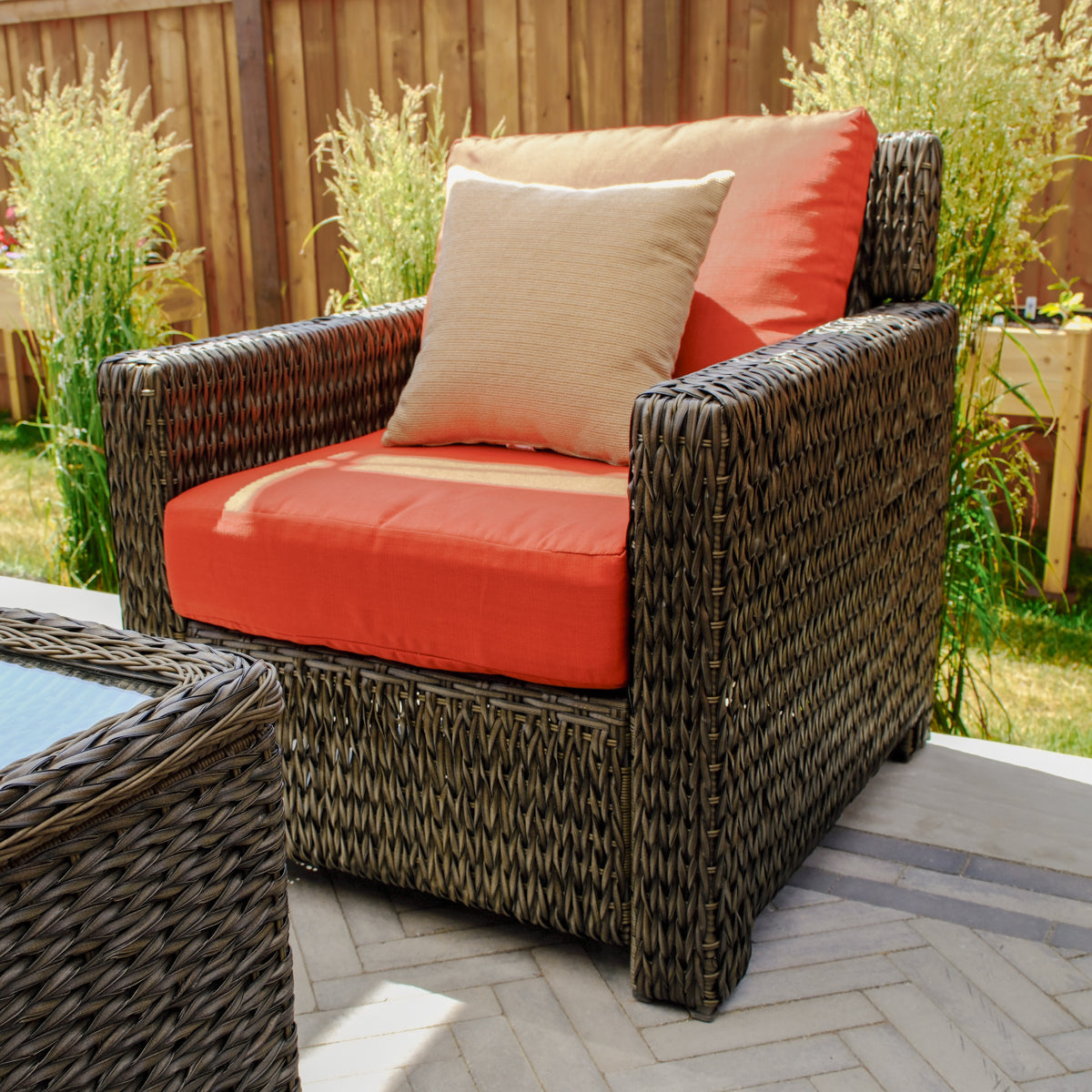 Laguna Point 4-Piece Wicker Outdoor Conversational Set - AURABAGS SHOP