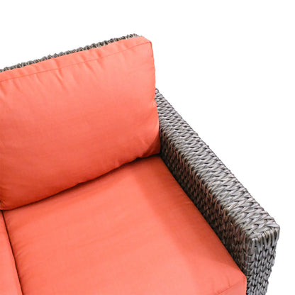 Laguna Point 4-Piece Wicker Outdoor Modular Conversational Set - AURABAGS SHOP