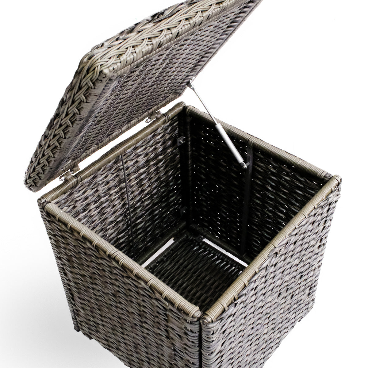 Laguna Point Wicker Outdoor Storage Chest End Table - AURABAGS SHOP
