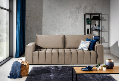 Lazaro Condo Style 3 Seater Storage Sleeper Sofa - Multiple Colors Available