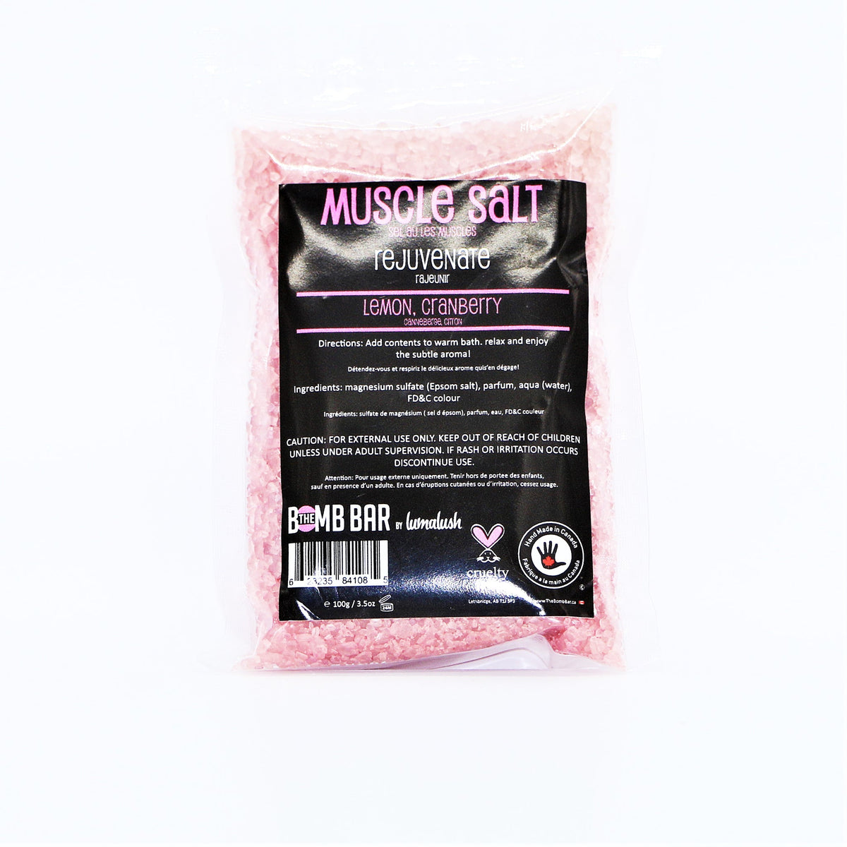 Muscle Salt Soak with Epsom Salt