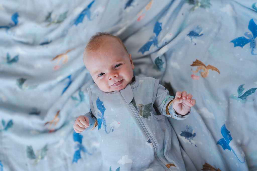 Baby Sleep Sack TENCEL™ 1.0 TOG - Magical Dragons