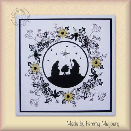Clear Stamp Mini - Pinecones & Berries