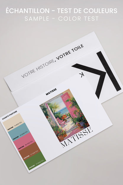 MATISSE, Oeuvre sur toile étirée
