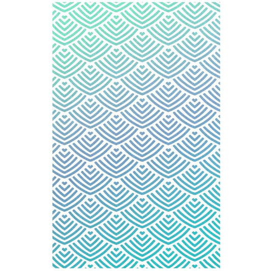 Ciao Bella Texture Stencil 5x8 Mermaid