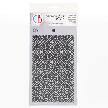 Ciao Bella Texture Stencil 5x8 Harmony