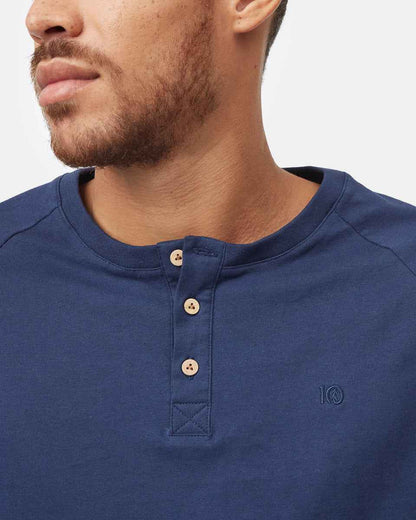 Recycled Cotton Classic Henley Longsleeve