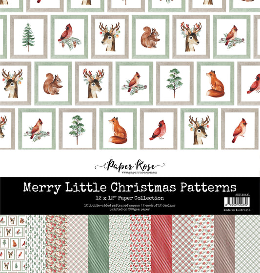 Merry Little Christmas Patterns 12x12 Paper Collection 30531