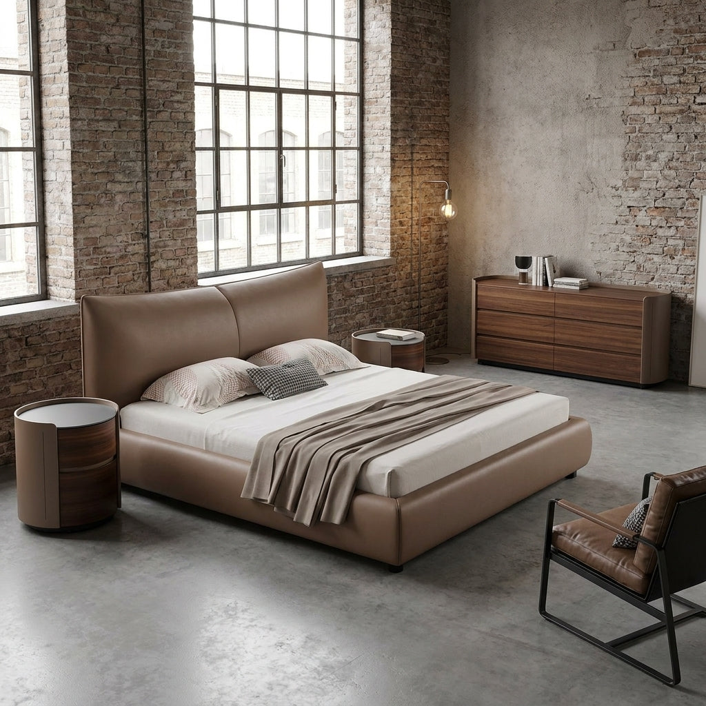 Estoril Half-leather Bed