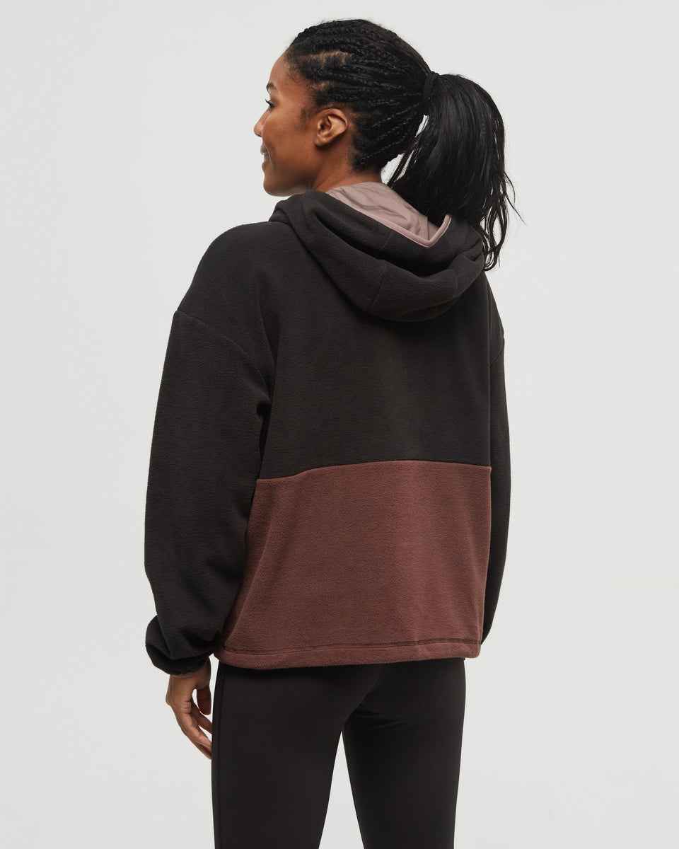 Recycled MicroFleece Contrast 1/4 Zip