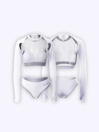 Anime Style The Beluga Whale Long-sleeved Sports Suit Gymnastics Suit Sexy Active Wear