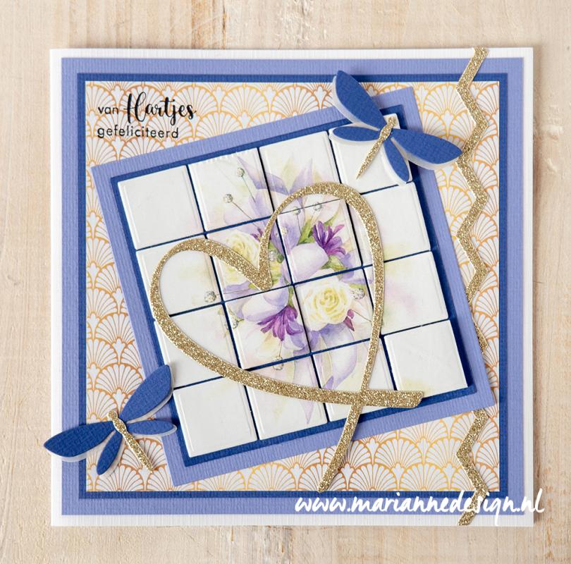 Marianne Design A4 Cutting Sheet - Mattie's Mooiste Romantic Bouquets