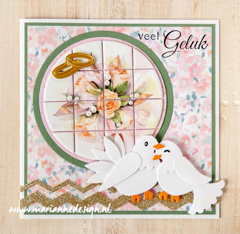 Marianne Design A4 Cutting Sheet - Mattie's Mooiste Romantic Bouquets