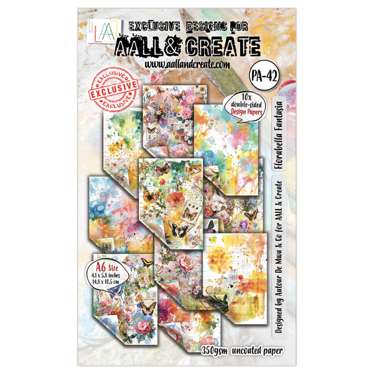 AALL and Create - A6 Design Paper - Florabella Fantasia