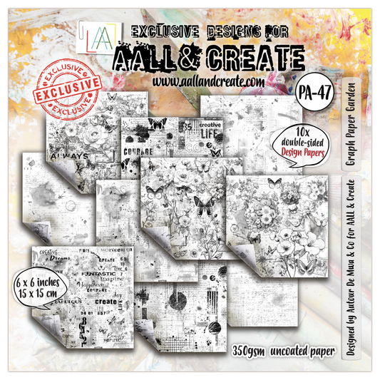 AALL and Create - 6x6 Design Paper - Graph Paper Garden