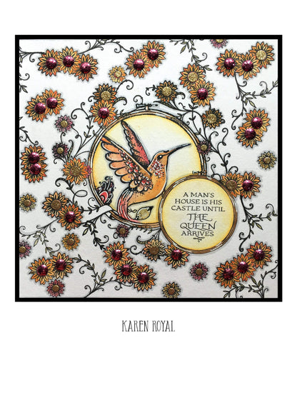 Summer Hoop A5 Clear Stamp Set