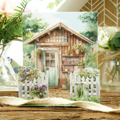 Pop-Up Stepper Cards - The Garden Shed