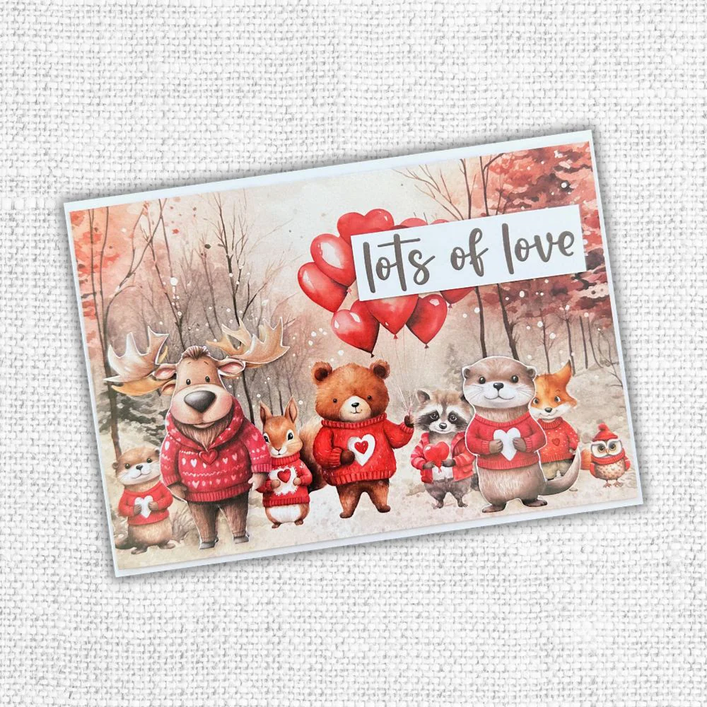 Animal Love Embossed Die Cuts 31629