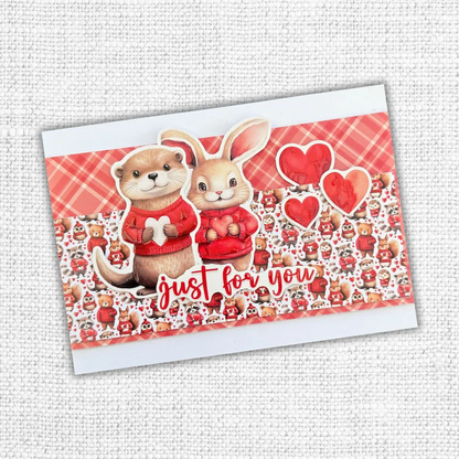 Animal Love Embossed Die Cuts 31629