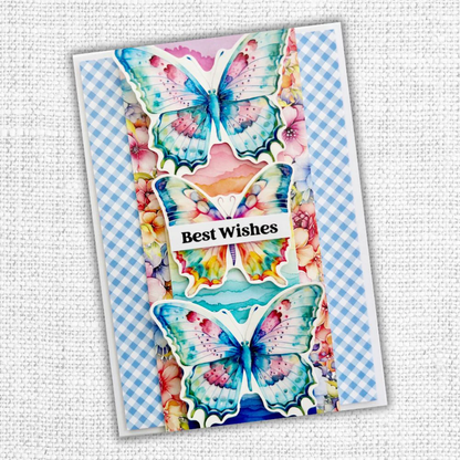 Rainbow Garden Embossed Die Cuts 31698
