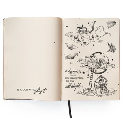 Ciao Bella Clear Stamp Set 4"x6" Moonlight