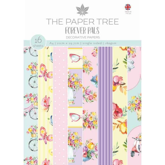 The Paper Tree Forever Pals A4 Backing Papers
