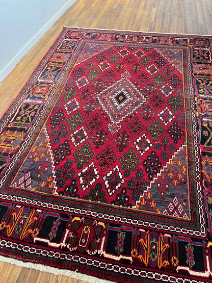 Persian Joshaqan Rug | 10’ 4” x 7’ 1”