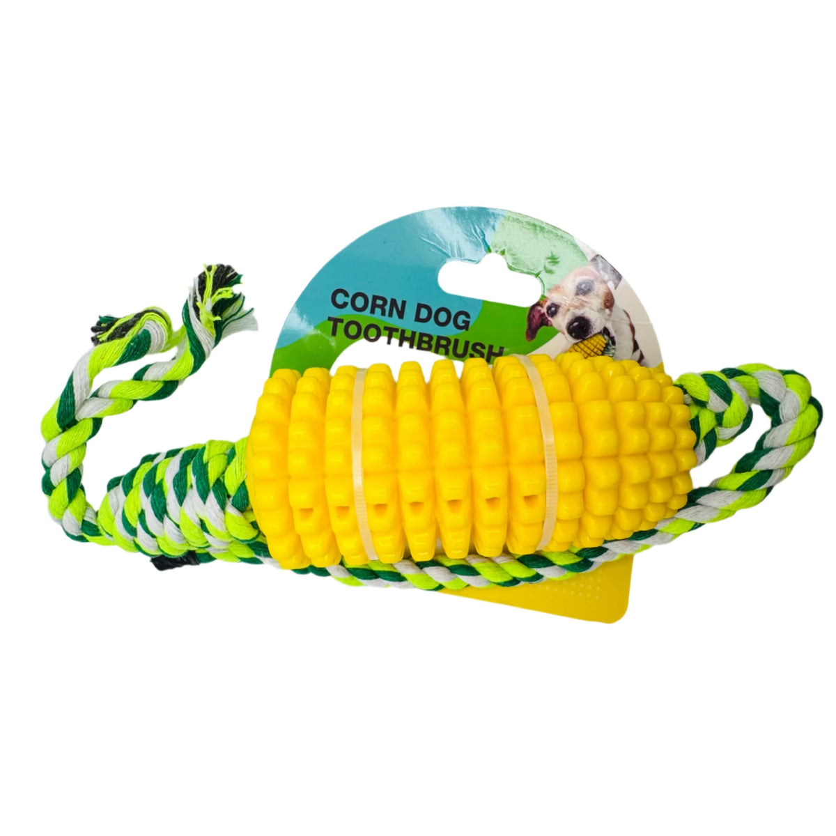 Corn Dog Chew Toy for Aggressive Chewers