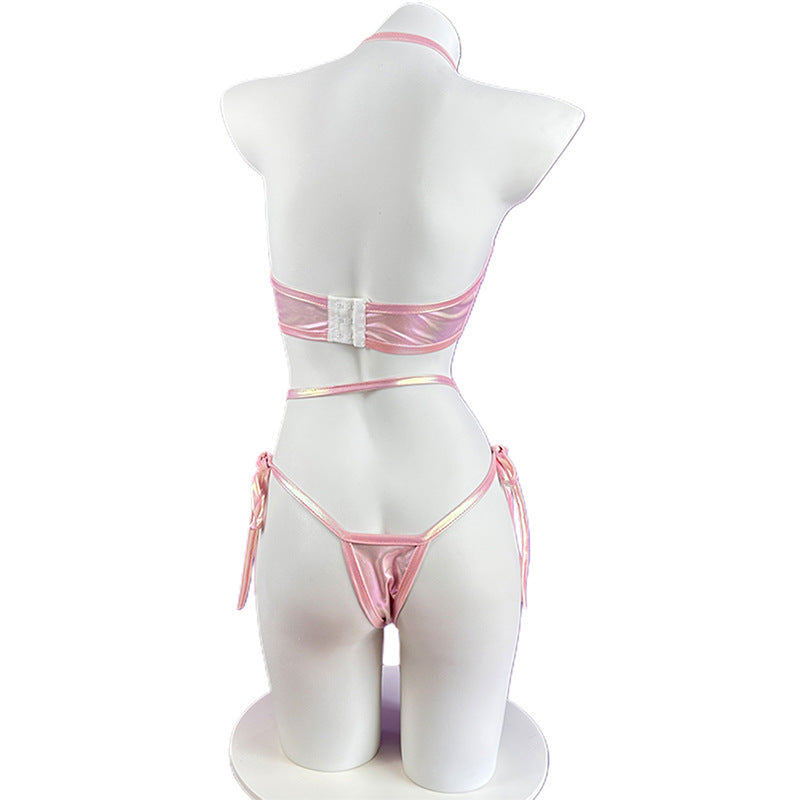 Anime Bunny Girl Style Neo Chrome Swimwear Sexy Bikini Cosplay Lingerie