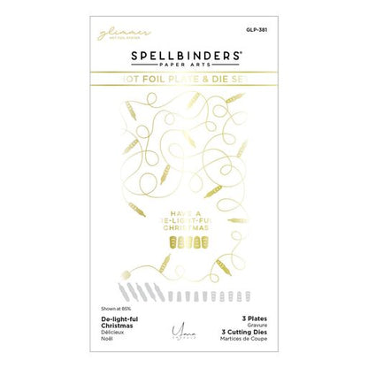De-light-ful Christmas Glimmer Hot Foil Plate & Die Set from the De-Light-Ful Christmas Collection by Yana Smakula