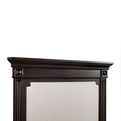 Westwood Upholstered Retro Vintage Wood Bed - Brown