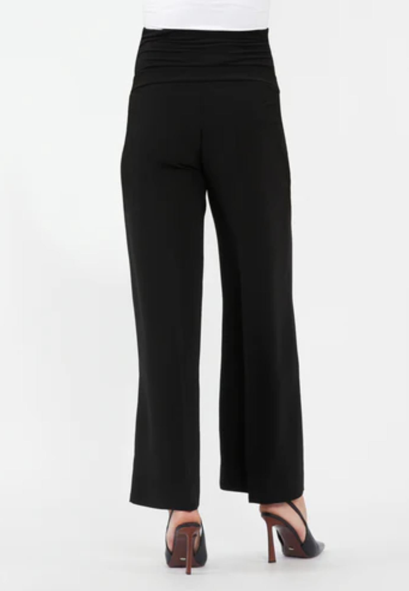 Alexa Wide Leg Maternity Pant Black