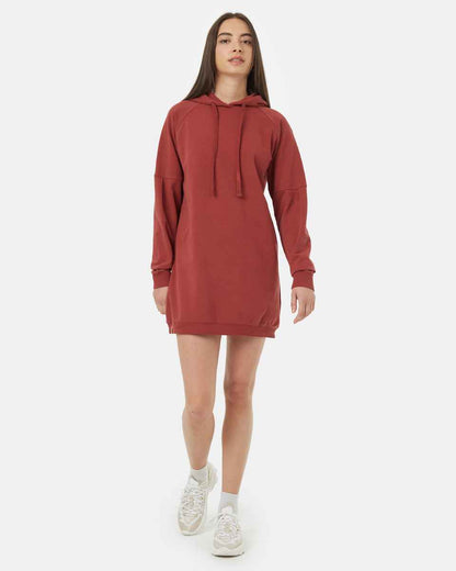 Oversized French Terry Hoodie Dress