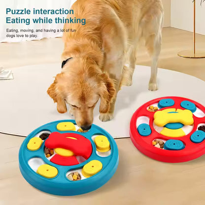 Dog Round Puzzle Feeder Toy