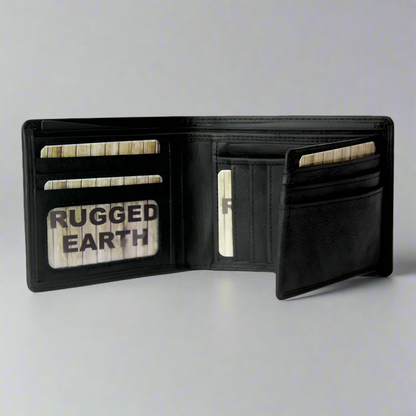 Rugged Earth Men's Bifold Leather Wallet