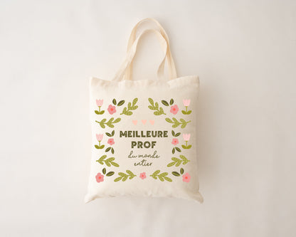 Sac réutilisable - Meilleure prof ou éducatrice du monde entier