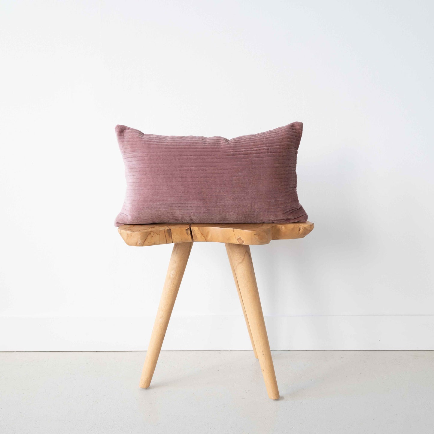 VELVET - RIBBED ROSE PINK