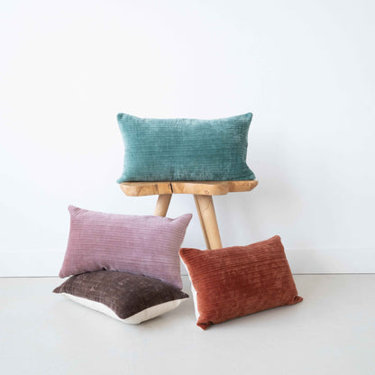 VELVET - RIBBED BROWN