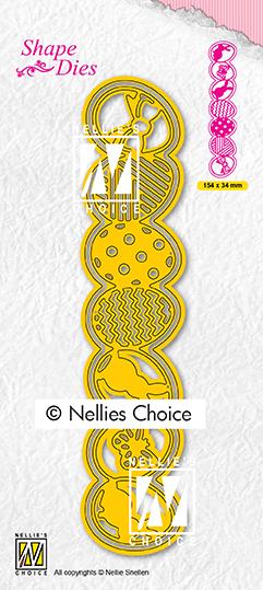 Shape Dies Easter Egg Border