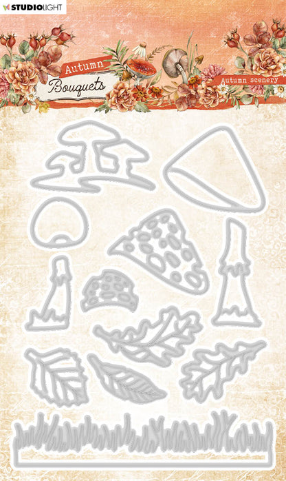 SL Cutting Die Autumn Scenery Autumn Bouquet 105x141x1mm 12 PC nr.695
