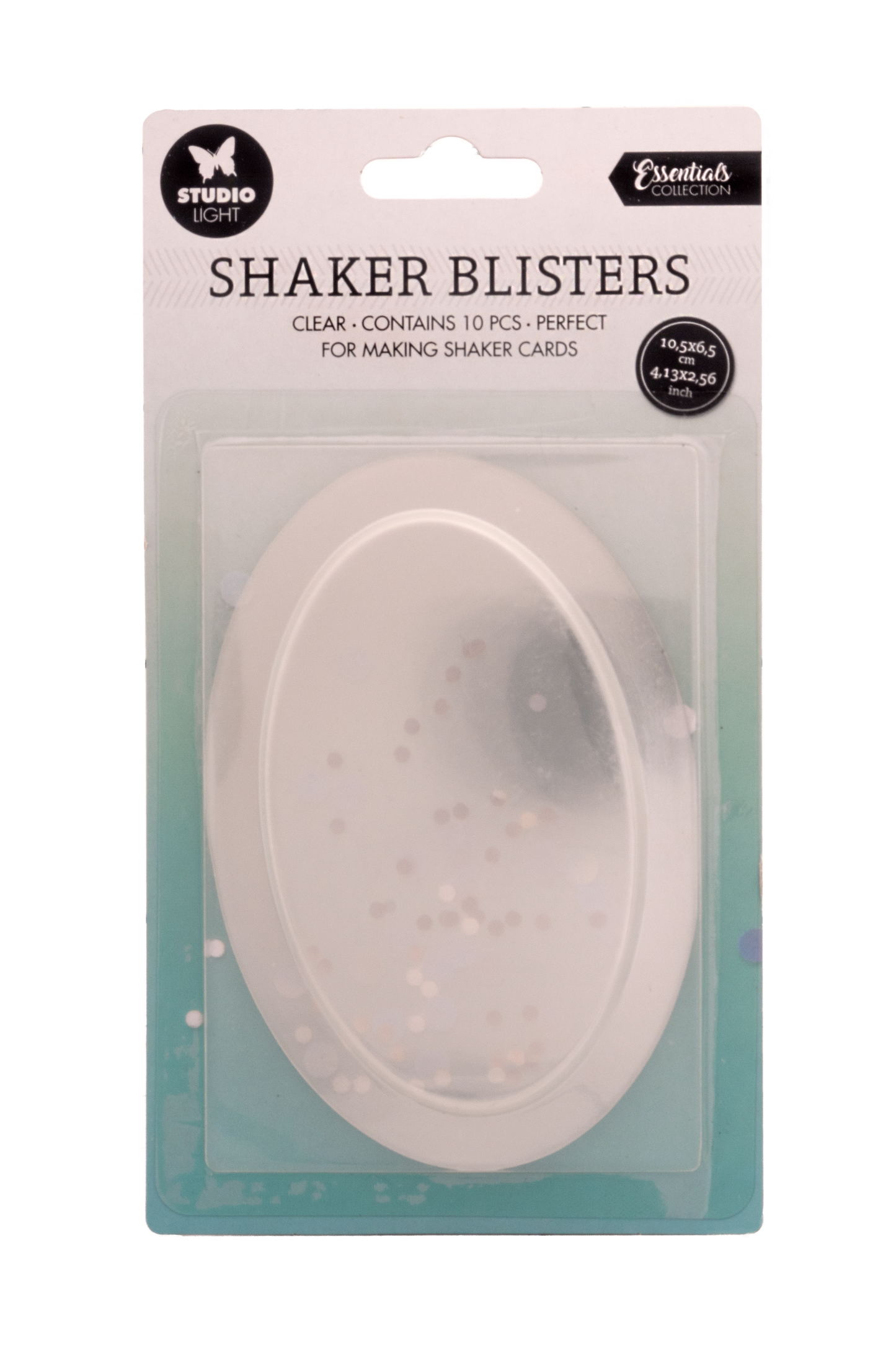 SL Shaker Window Blister Oval Essentials 105x65x5mm 10 PC nr.03