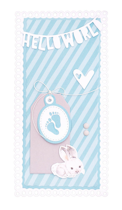 SL Cutting Die Hello World Essentials 105x148x1mm 1 PC nr.170