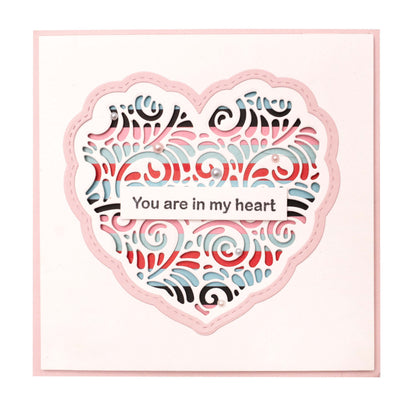 SL Cutting Die Romantic Heart Essentials 102x97x1mm 3 PC nr.220