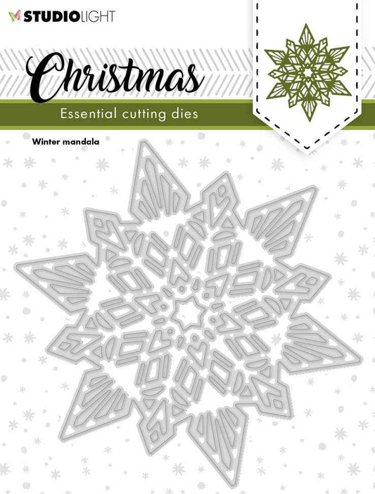 SL Cutting Dies Christmas Star Mandala Essentials 110x110x1mm 1 PC nr.249