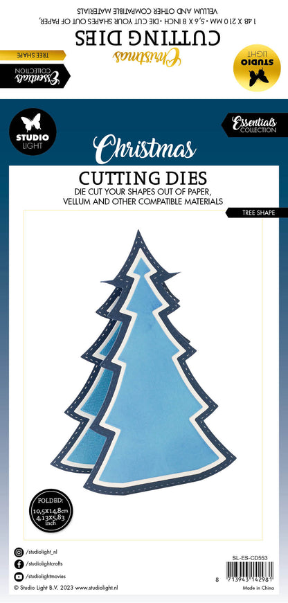 SL Cutting Dies Tree Shape Essentials 105x244x1mm 5 PC nr.553