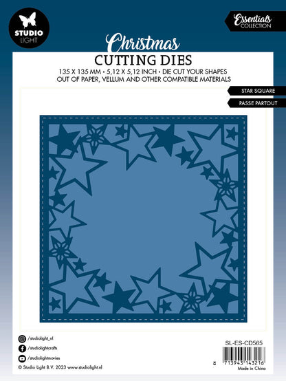 SL Cutting Die Star Square Essentials 135x135x1mm 2 PC nr.565