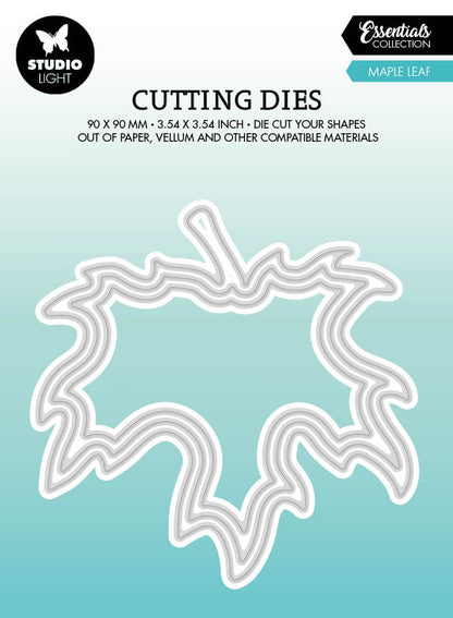 SL Cutting Die Maple Leaf Essentials 90x90x1mm 3 PC nr.574