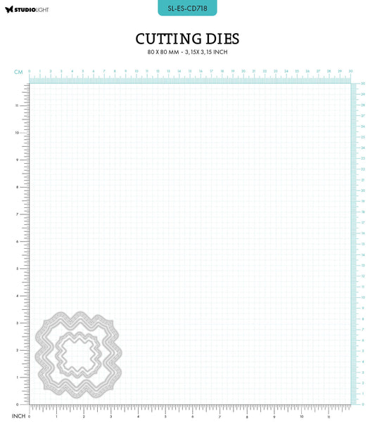 SL Cutting Dies Bracket Shape Essentials 80x80x1mm 5 PC nr.718